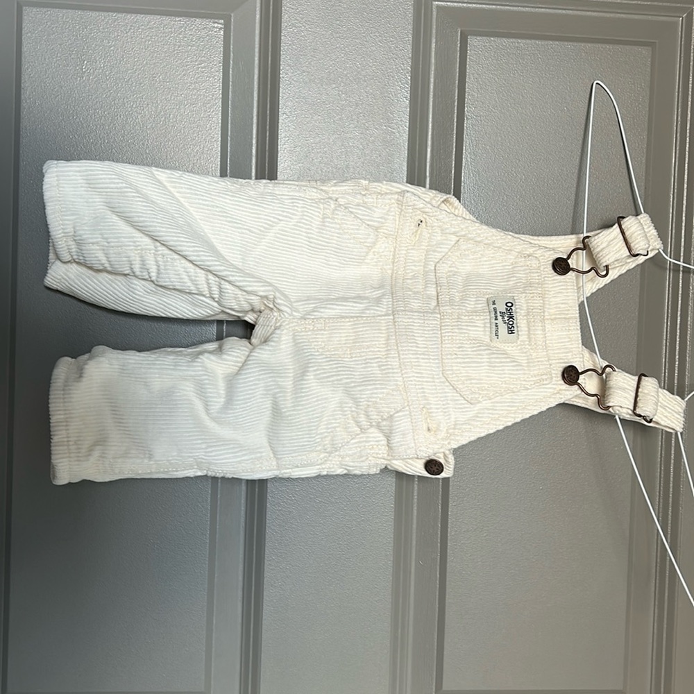 3 month OshKosh BGosh corduroy overalls